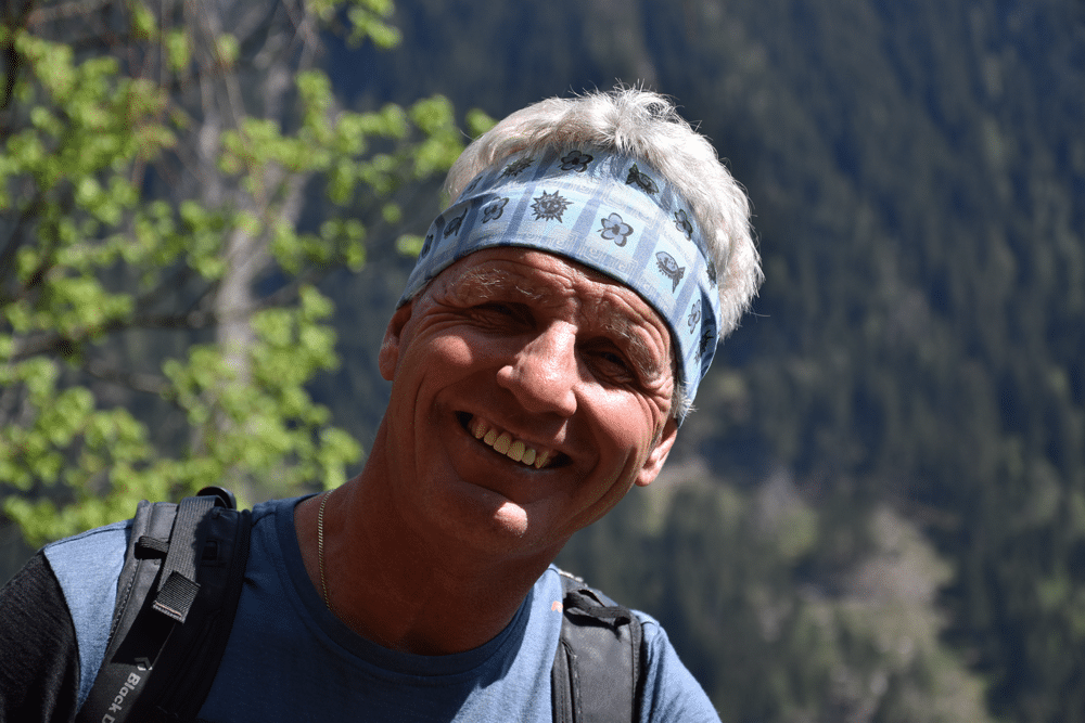 Portrait des Bergführers.