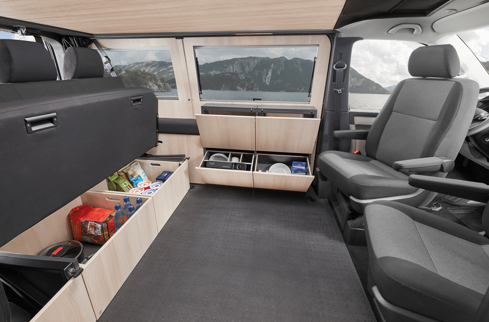 Wohnraum des Custom-Bus Purist