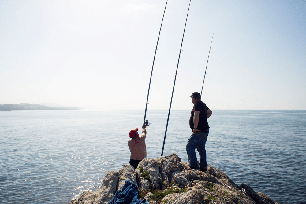 Fischer am Meer