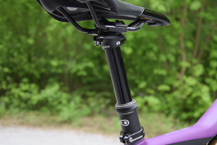 Crankbrothers-Sattelstütze absenkbar