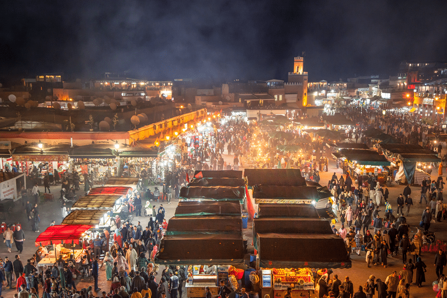 Djemaa el-Fna-Märkte von Marrakesch