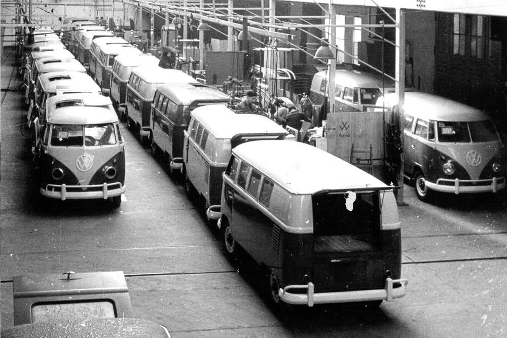 VW T1 Westfalia Produktion