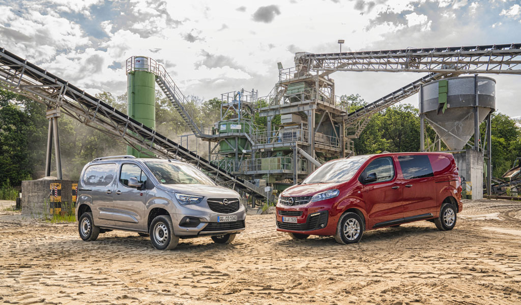 Opel Vivaro und Opel Combo Cargo in der 4x4-Version mit Dangel-Allrad