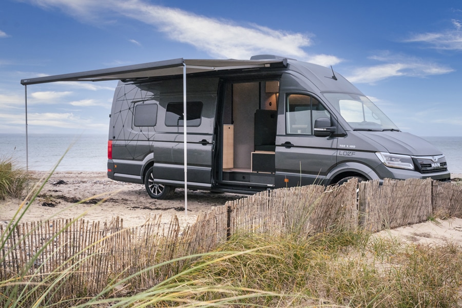 Loef Hamburg Camper auf MAN TGE