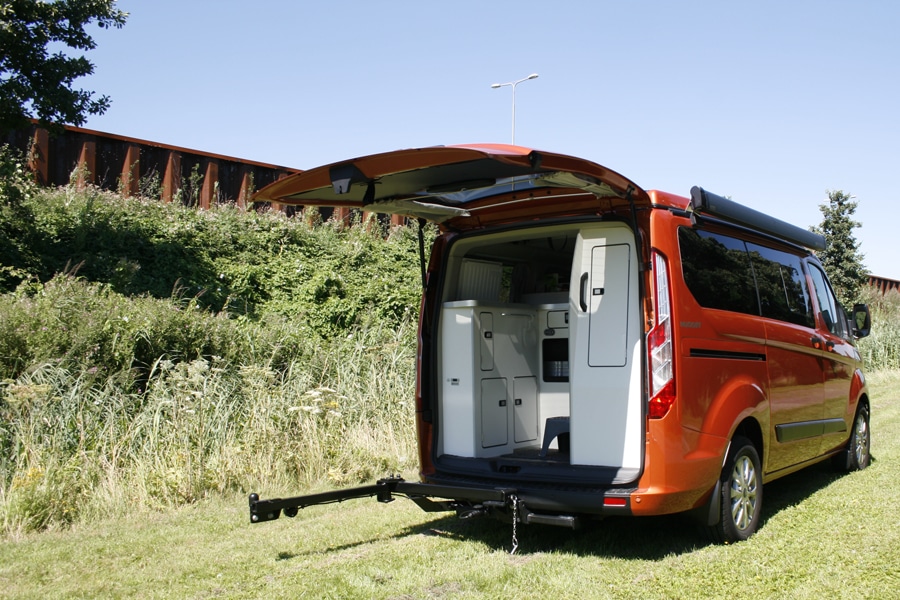 Memo Europe Van Swing Ford Transit Custom Fahrradträger