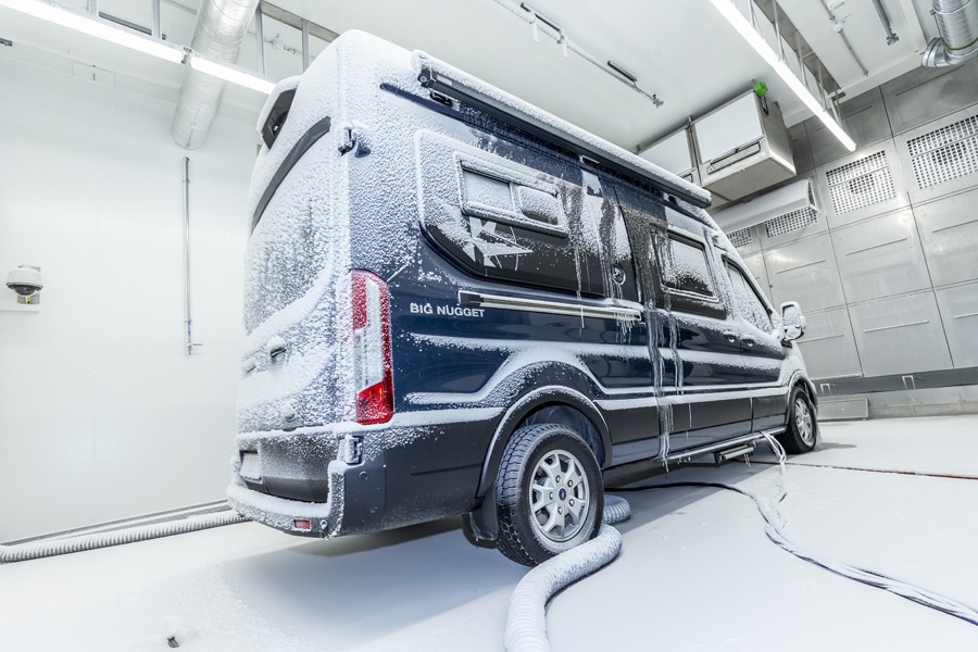 Ford Westfalia Big Nugget Kältekammer Test (1)