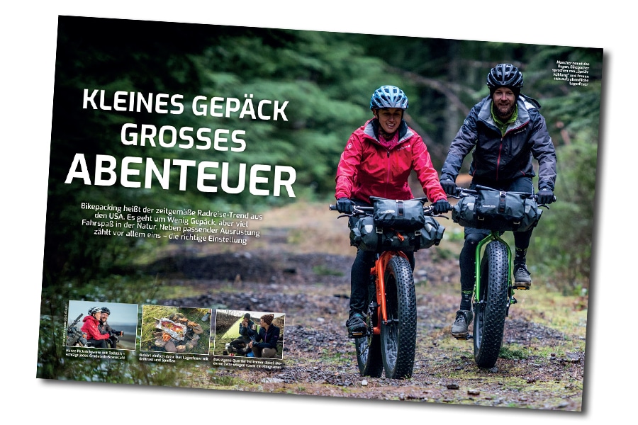 Bikepacking im Draußen-Magazin