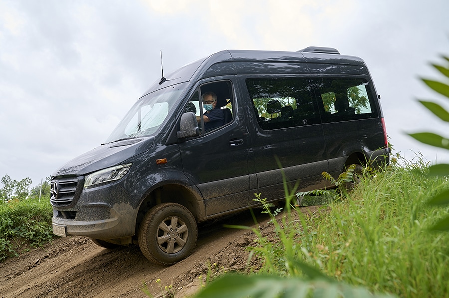 Probefahrt Mercedes-Benz Sprinter 4x4 2022