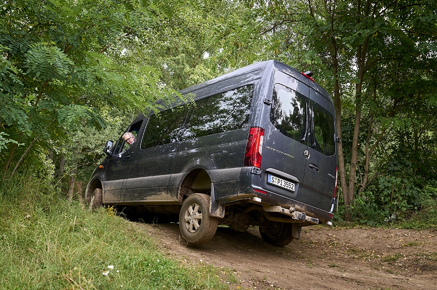 Probefahrt Mercedes-Benz Sprinter 4x4 2022