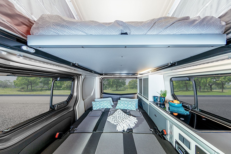 Ahorn City Van Sitzbank Bett