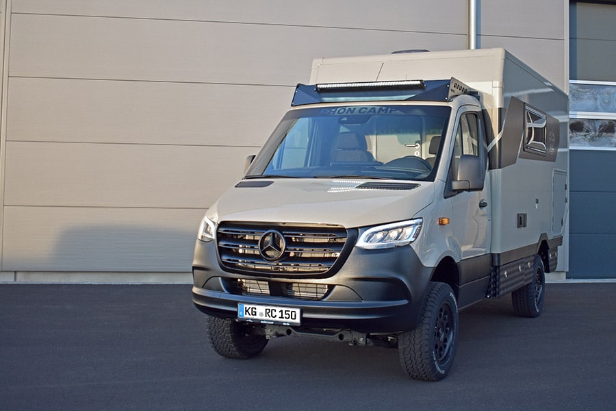 Rhön Camp Koffer auf 4x4-Sprinter