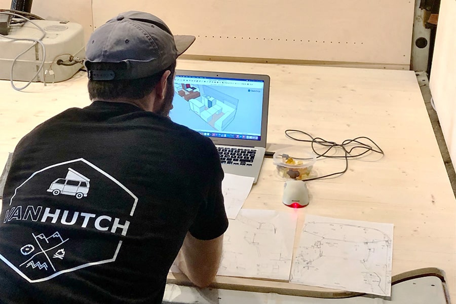 Die Ausbauten werden individuell digital in 3D geplant