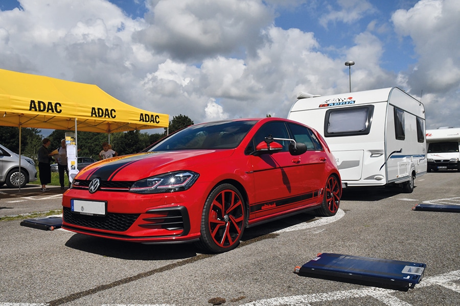 Wiege-Sonderaktion für Camper und Caravans. Quelle: ADAC Nordbayern 