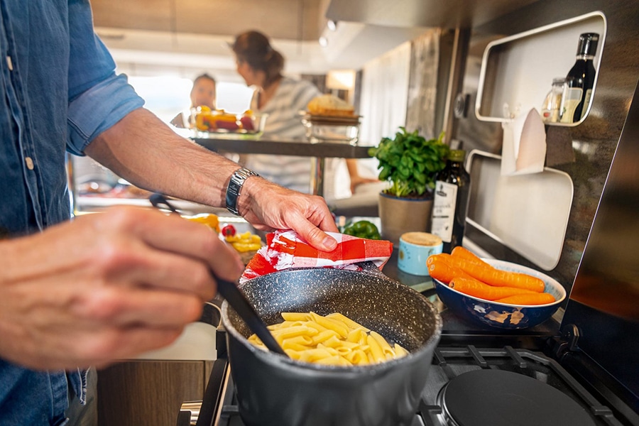 Camper Küche Kochen