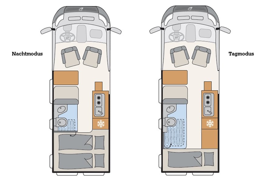 Grundriss-Skizze Globetrail 590 C