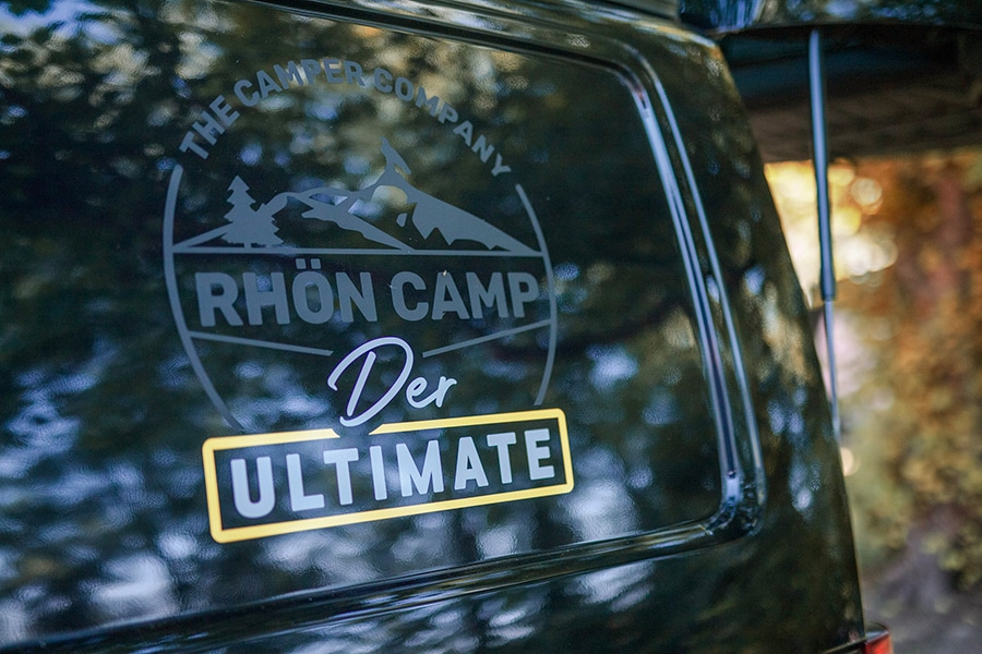 Logo Beklebung Rhön Camp Ultimate
