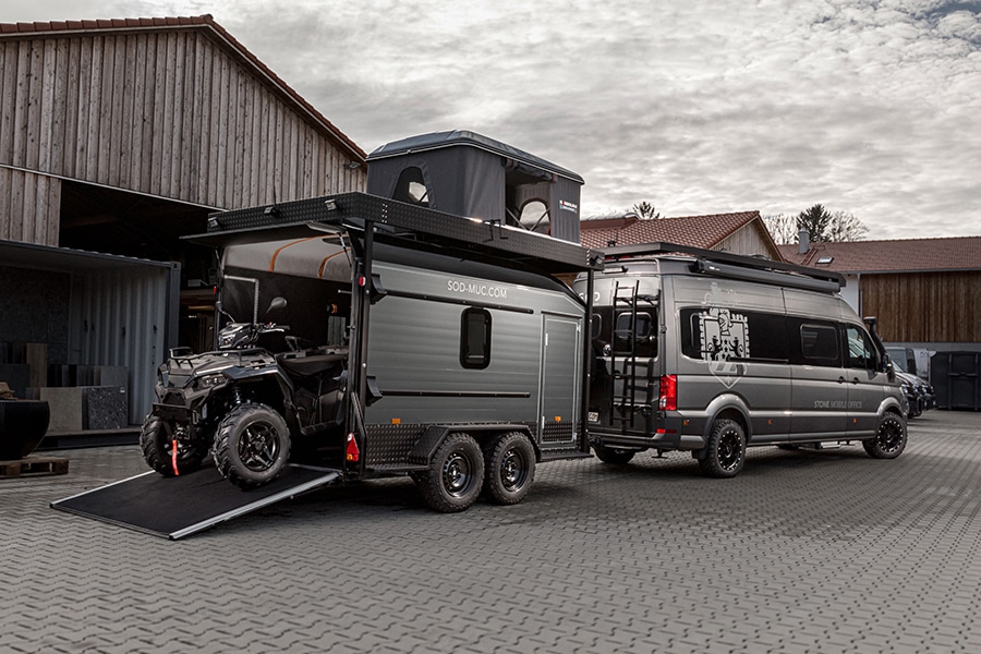 Stone Offroad Design-Camper: passender Offroad-Trailer