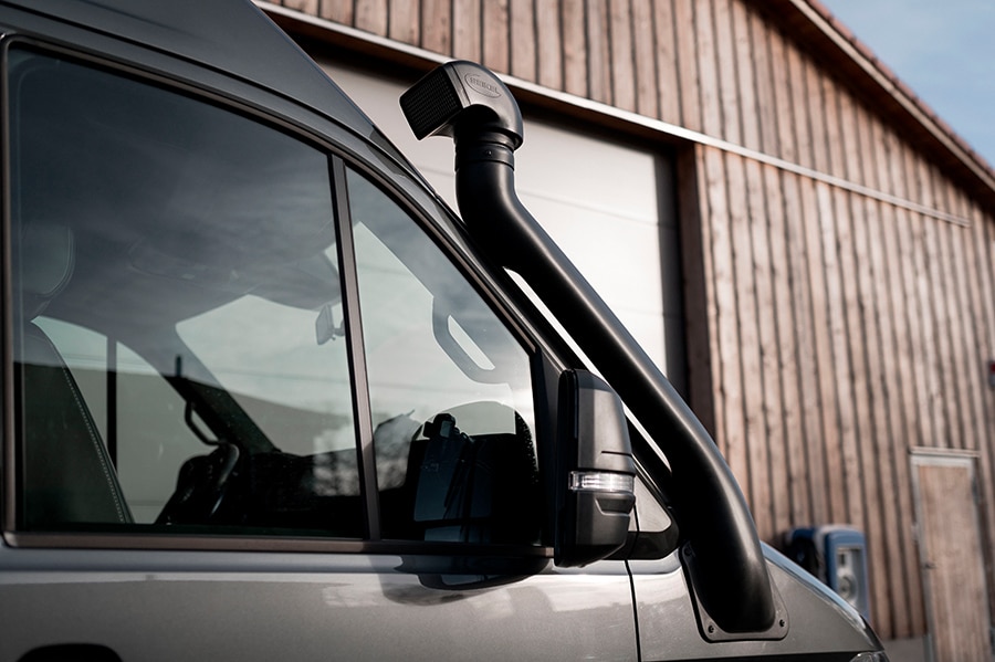 Schnorchel am Stone Offroad Design Camper