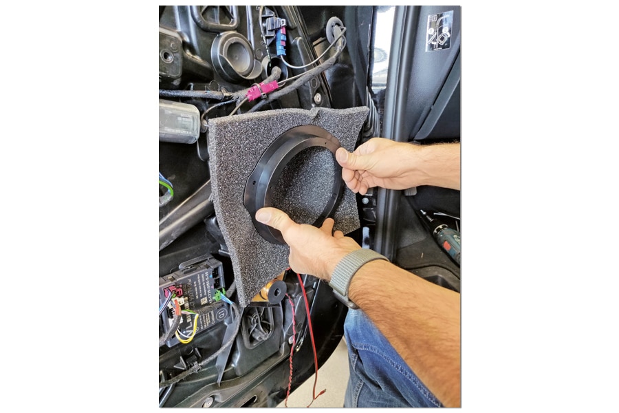 Einbau des Lautsprechers