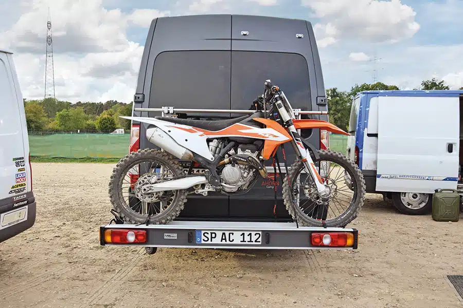 Sawiko Motorradträger am Ahorn Van 550