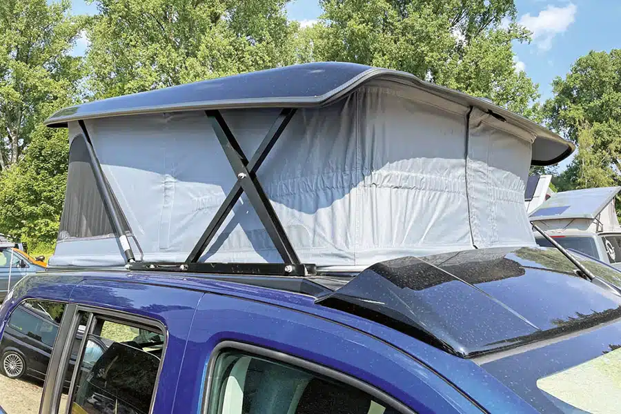 Aufstelldach des e-Vanderer