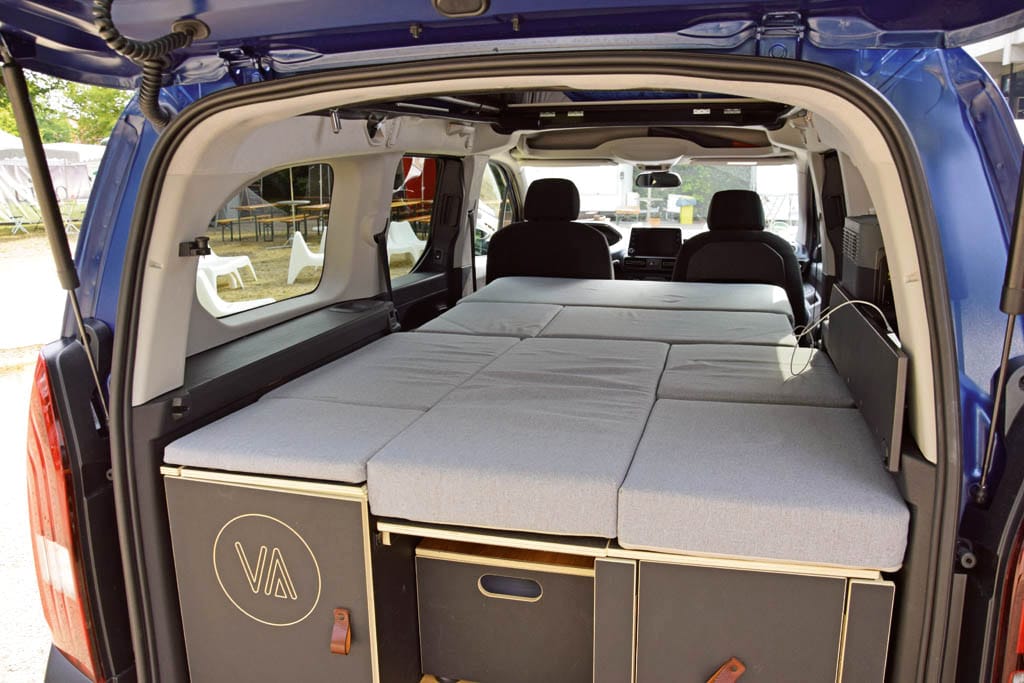 Untere Liegefläche im e-Vanderer