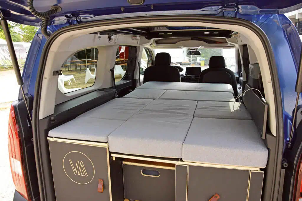 Untere Liegefläche im e-Vanderer