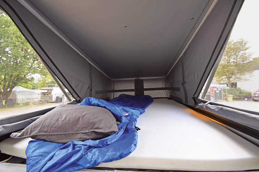 Liegefläche im Aufstelldach