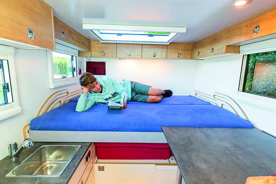 Heckbett im Iveco