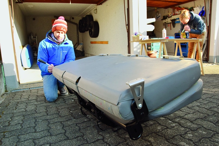 Montage des Winkelsets