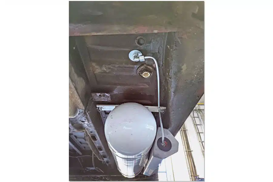 Neuer Tank, Gasleitung, Karosseriedurchführung