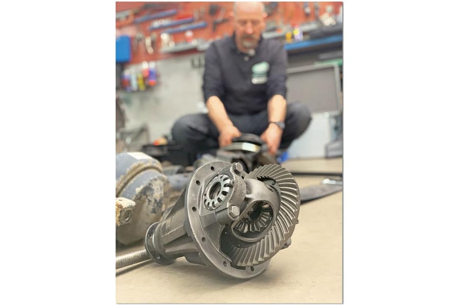 Die Funktion des Differenzialswird erläutert