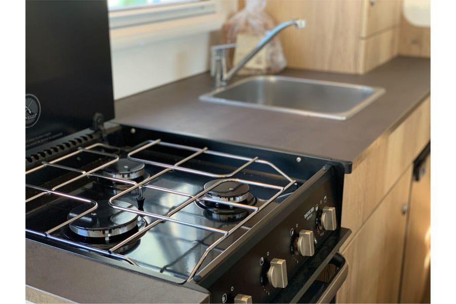 Gasherd im Füss Iveco