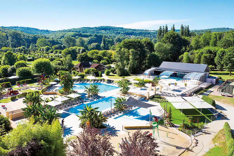 Camping le paradis in der Dordogne in Frankreich