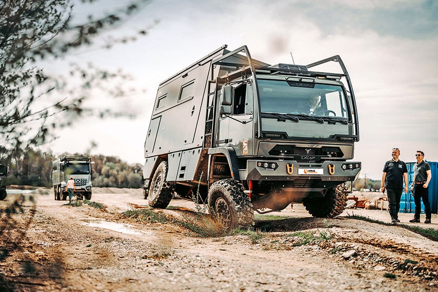 Steyr auf der Verschränkungs-Strecke.