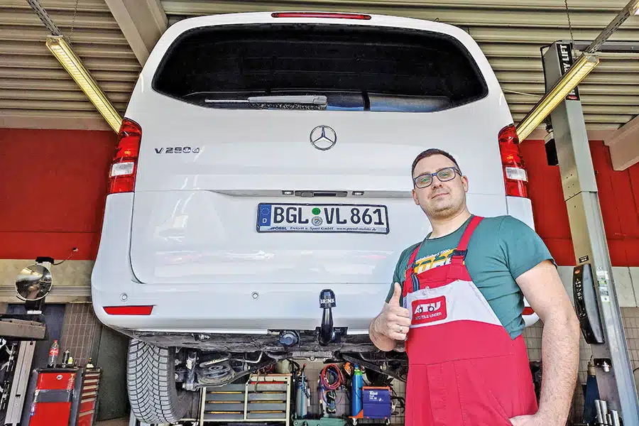 Anhängekupplung nachrüsten am Campstar