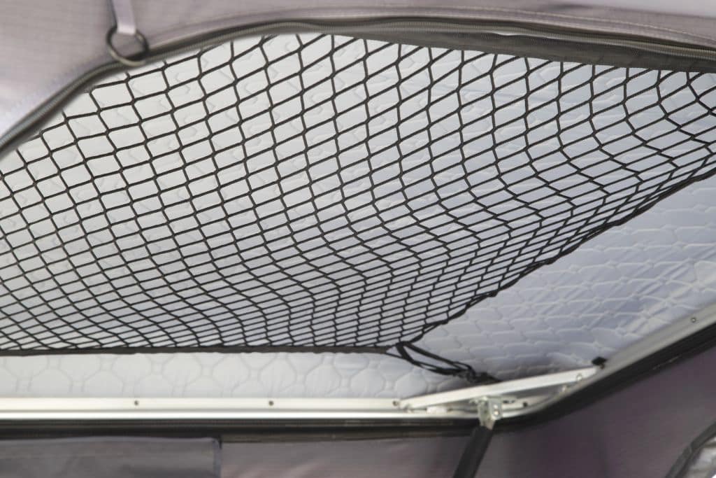 Horntools Themis PopUp Dachzelt Staunetz in Dachschale