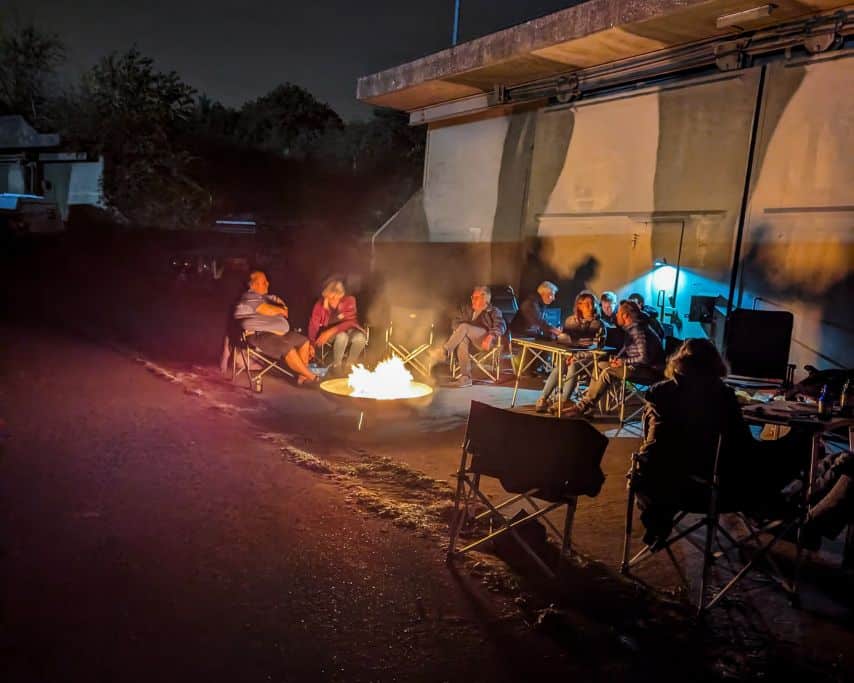 Grillabend mit Campingatmosphäre