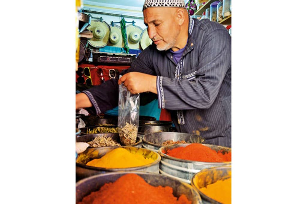 Viele bunte Gewürze