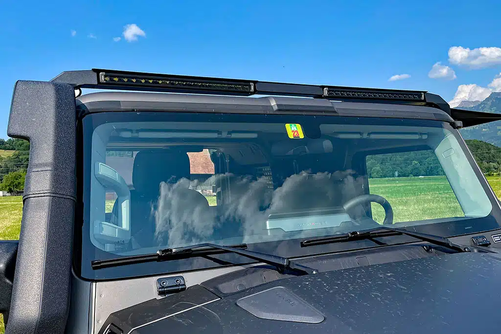 Lüftungsgitter am Grenadier