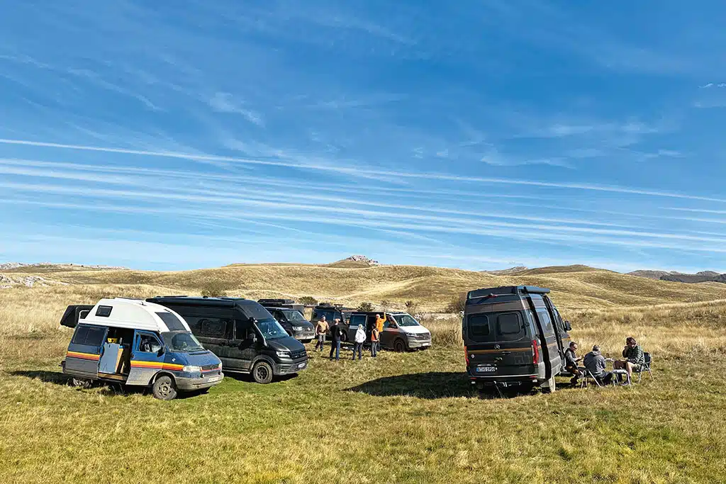 Pause auf der Hochebene