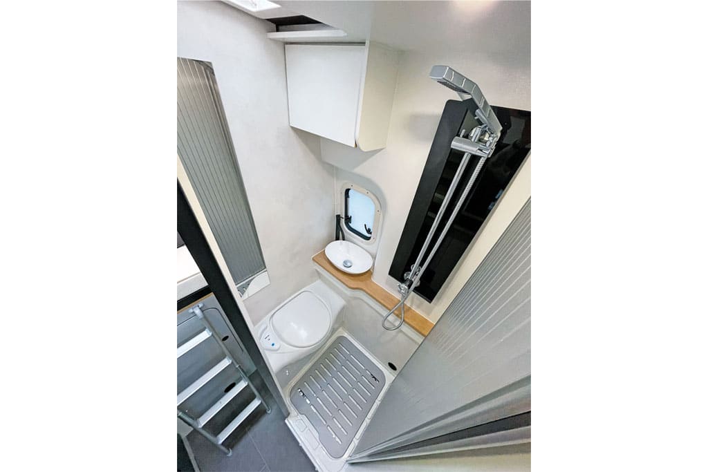 Nasszelle im Campervan