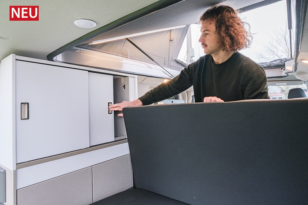 Staufächer im Campingbus