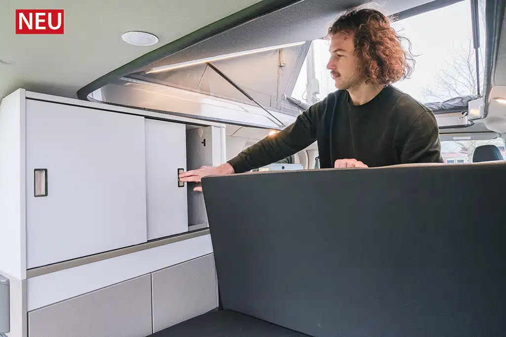 Staufächer im Campingbus