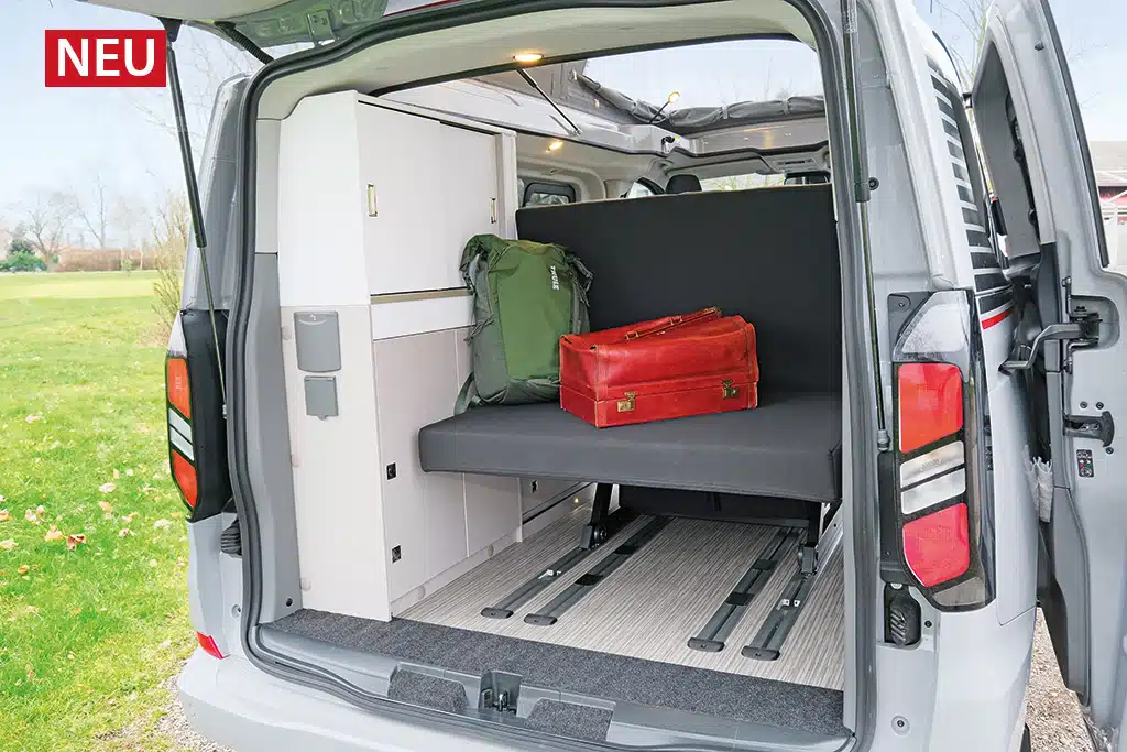 Heck-Stauraum im Campingbus