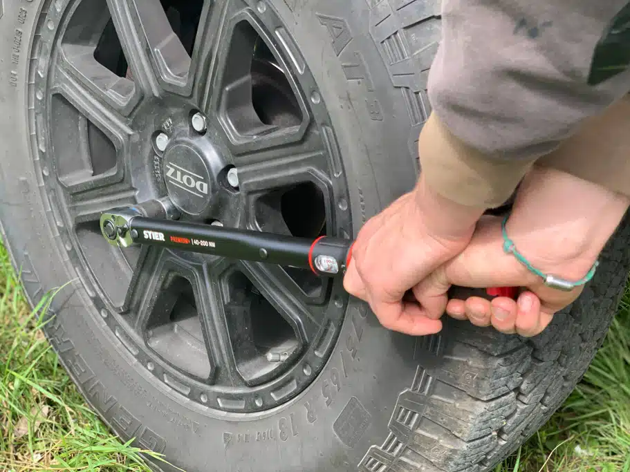 Radsicherung an Alufelge montieren oder lösen