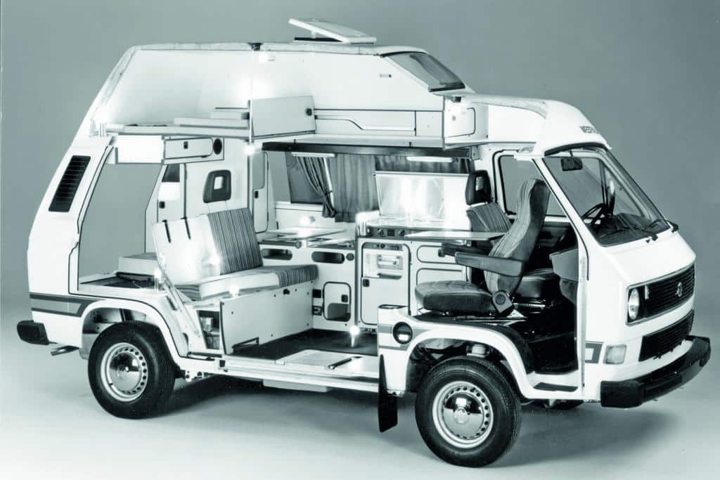 Schematische Darstellung des Innenausbaus eines T3 Club Joker Joker