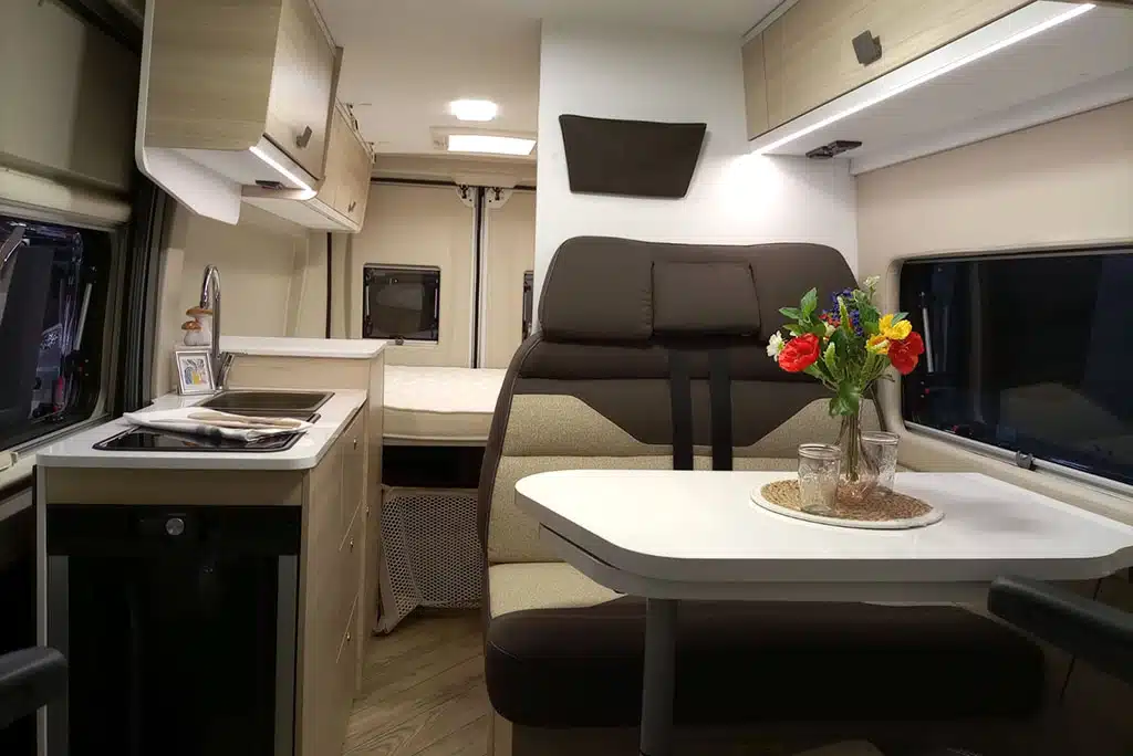 Campervan-Wohnraum