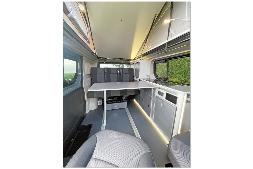 Innenraum im Campingbus