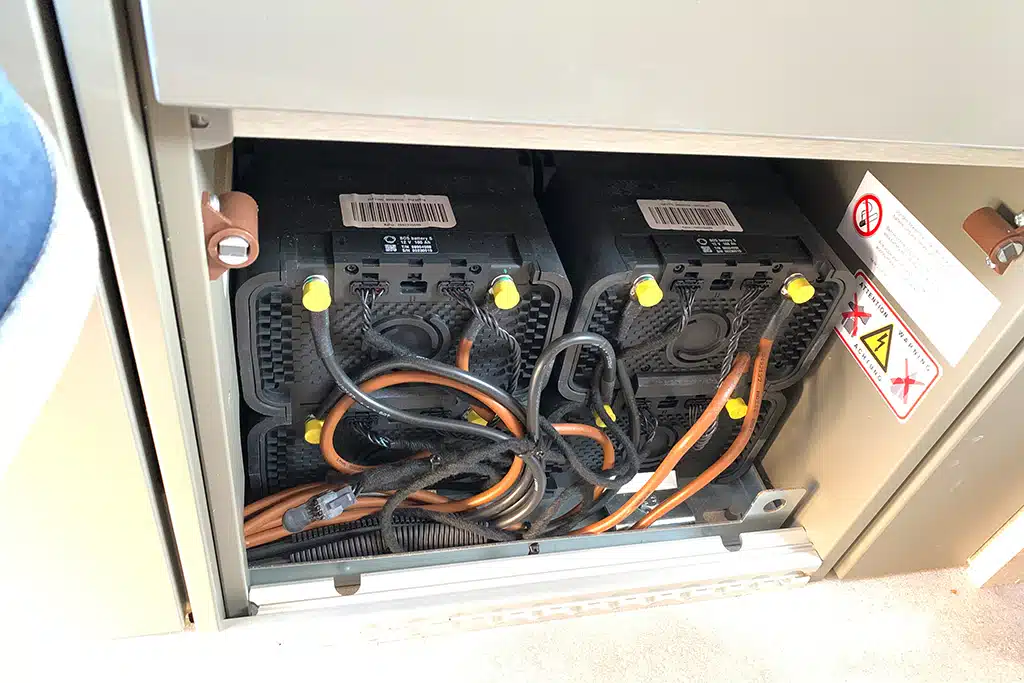 Lithium-Akkus in neuem Hymer-Kastenwagen